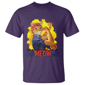 Cat Lady Kamala T Shirt Ka Meow La Presidential Election TS11 Purple Print Your Wear