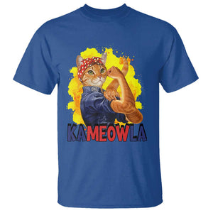 Cat Lady Kamala T Shirt Ka Meow La Presidential Election TS11 Royal Blue Print Your Wear