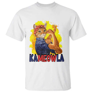 Cat Lady Kamala T Shirt Ka Meow La Presidential Election TS11 White Print Your Wear