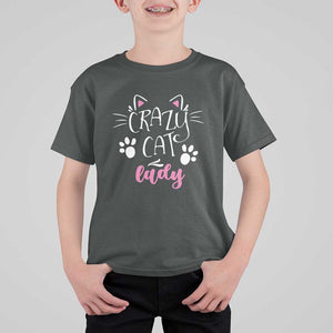 Funny Crazy Cat Lady T Shirt For Kid President Kamala Cat Paw Ears TS11 Dark Heather Print Your Wear