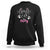 Funny Crazy Cat Lady Sweatshirt President Kamala Cat Paw Ears TS11 Black Print Your Wear