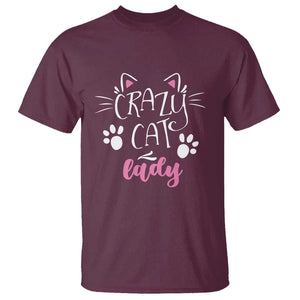 Funny Crazy Cat Lady T Shirt President Kamala Cat Paw Ears TS11 Maroon Print Your Wear