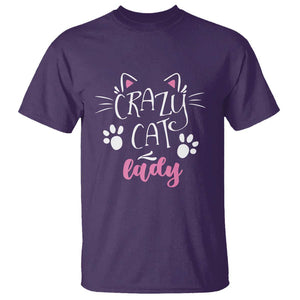 Funny Crazy Cat Lady T Shirt President Kamala Cat Paw Ears TS11 Purple Print Your Wear