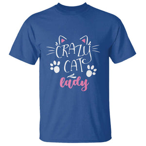 Funny Crazy Cat Lady T Shirt President Kamala Cat Paw Ears TS11 Royal Blue Print Your Wear