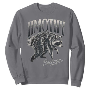 Jimothy Raccoon Sweatshirt Funny Seattle Trash Panda Wildlife TS11 Charcoal Print Your Wear