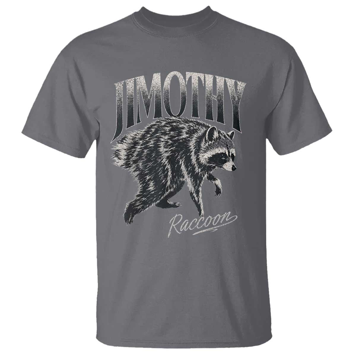 Jimothy Raccoon T Shirt Funny Seattle Trash Panda Wildlife TS11 Charcoal Print Your Wear
