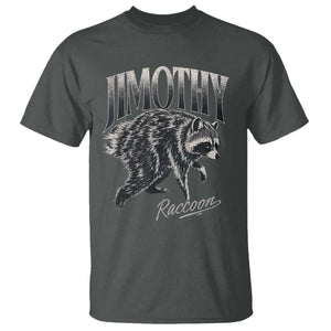 Jimothy Raccoon T Shirt Funny Seattle Trash Panda Wildlife TS11 Dark Heather Print Your Wear