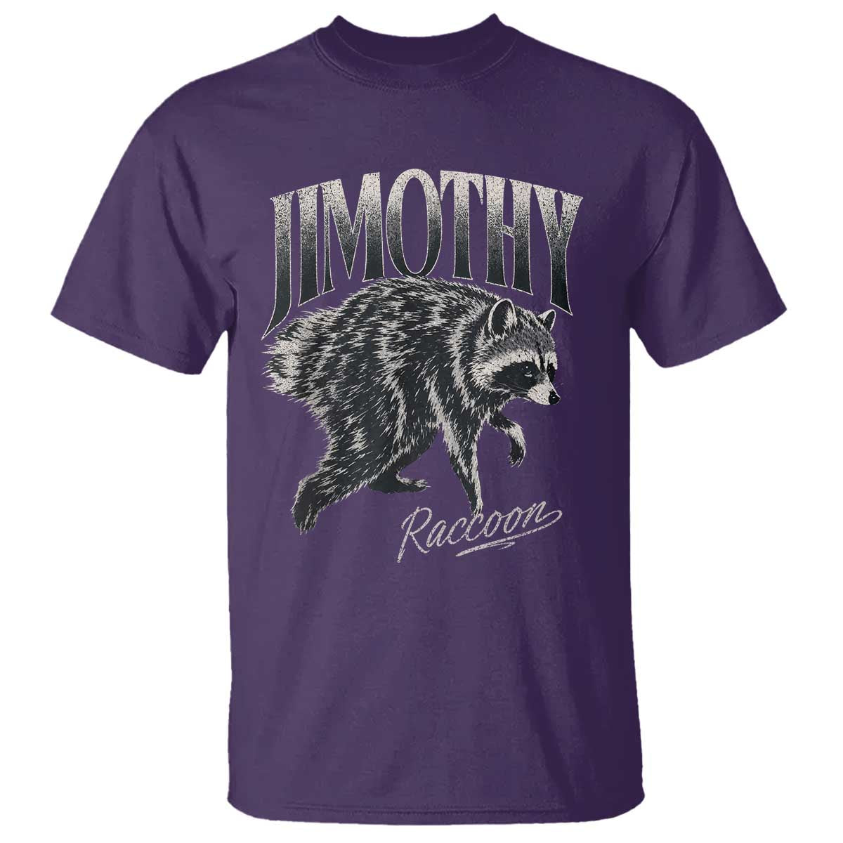 Jimothy Raccoon T Shirt Funny Seattle Trash Panda Wildlife TS11 Purple Print Your Wear