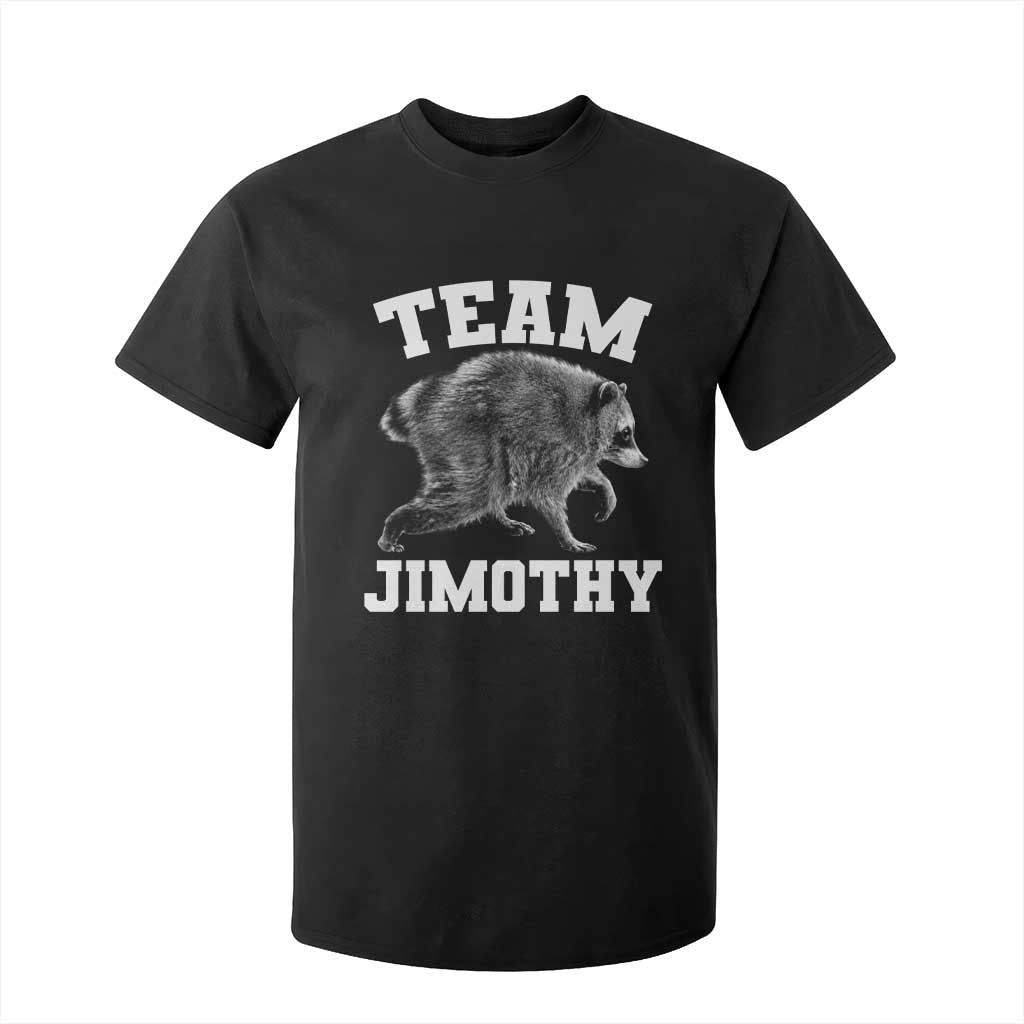 Team Jimothy Raccoon T Shirt For Kid Funny Seattle Trash Panda Lover TS11 Black Print Your Wear