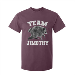 Team Jimothy Raccoon T Shirt For Kid Funny Seattle Trash Panda Lover TS11 Maroon Print Your Wear