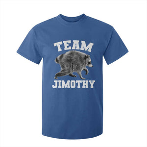 Team Jimothy Raccoon T Shirt For Kid Funny Seattle Trash Panda Lover TS11 Royal Blue Print Your Wear