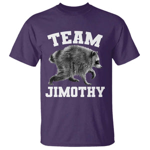 Team Jimothy Raccoon T Shirt Funny Seattle Trash Panda Lover TS11 Purple Print Your Wear