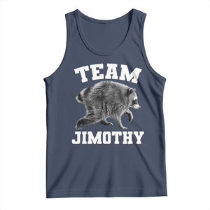 Team Jimothy Raccoon Tank Top Funny Seattle Trash Panda Lover TS11 Navy Print Your Wear