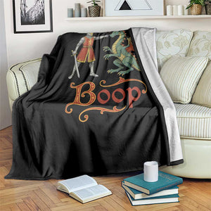 Boop Medieval Knight Dragon Throw Blanket Funny Ren Faire Dark Fantasy TS11 Print Your Wear