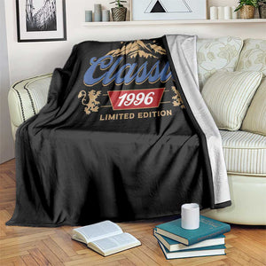 30th Birthday Beer Classic 1996 Limited Edition Throw Blanket Funny Gifts for 30 Year Olds TS11 Print Your Wear