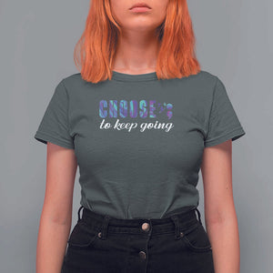 Suicide Prevention Awareness T Shirt For Women Choose To Keep Going Semicolon Birds TS11 Dark Heather Print Your Wear