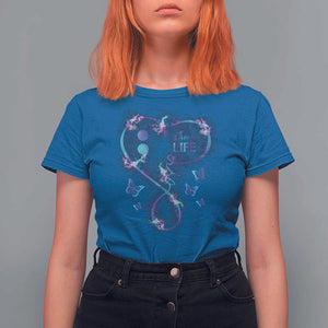 Suicide Prevention Awareness T Shirt For Women Choose Life Love Heart Semicolon Butterfly TS11 Royal Blue Print Your Wear