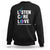 Suicide Prevention Awareness Sweatshirt Listen Care Love Semicolon Bird Flower Ribbon TS11 Black Print Your Wear