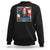 Harris Supporter Sweatshirt Forward 2024 American Election USA Flag TS11 Black Print Your Wear