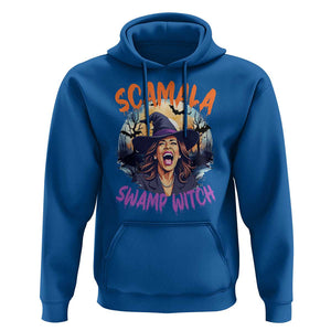 Funny Kamala Halloween Hoodie Scamala Swamp Witch Mysterious Bat TS11 Royal Blue Print Your Wear