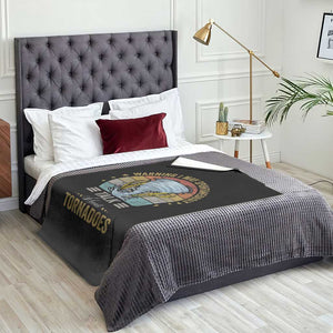 Funny Warning I May Spontaneously Talk About Tornadoes Throw Blanket TS11 Print Your Wear
