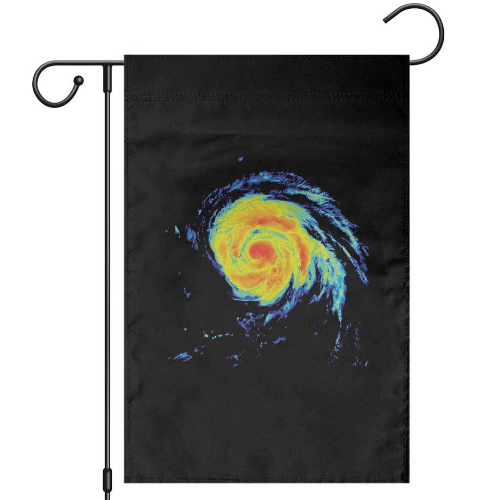 Hurricane Erin Garden Flag Meteorologist Weather Radar Storm Chasing TS11 Black Print Your Wear