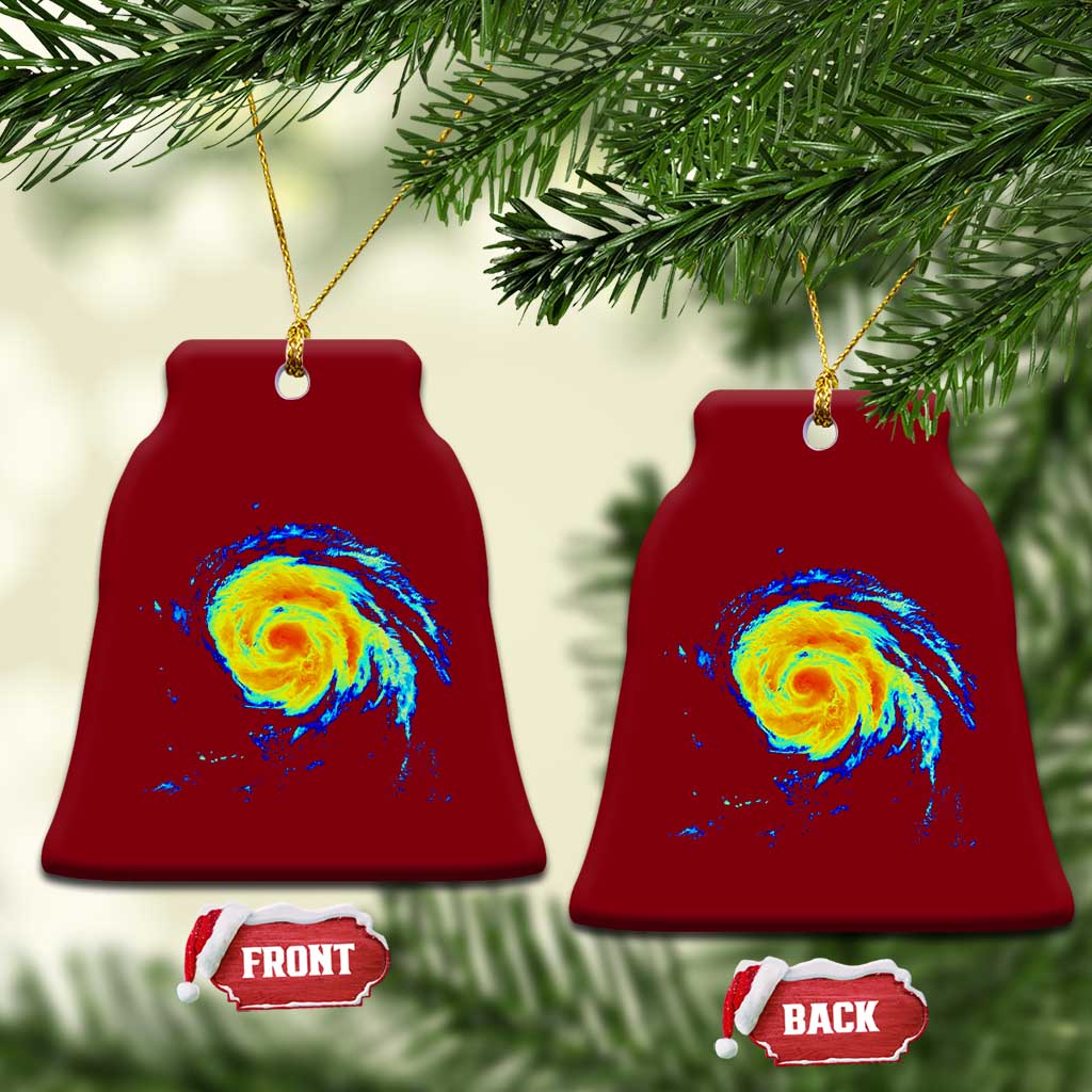 Hurricane Erin Ceramic Ornament Meteorologist Weather Radar Storm Chasing TS11 Print Your Wear
