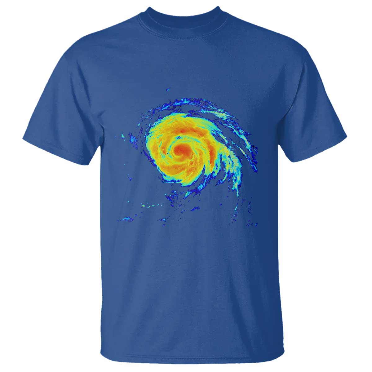 Hurricane Erin T Shirt Meteorologist Weather Radar Storm Chasing TS11 Royal Blue Print Your Wear