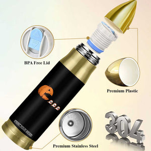 Funny Halloween Gamer Video Gaming Pumpkin Ghost Bullet Tumbler TS11 Print Your Wear