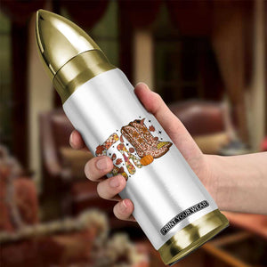 Cowboy Fall Season Thanksgiving Western Boots Pumpkin Bullet Tumbler TS11 Print Your Wear