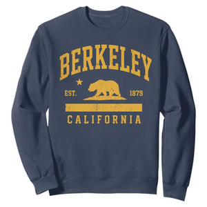 Berkeley California Est 1879 Sweatshirt CA Vintage Athletic Sports Design Grizzly Bear