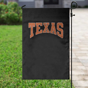 Texas TX Vintage Athletic Sports Design Garden Flag 80s 90s Style