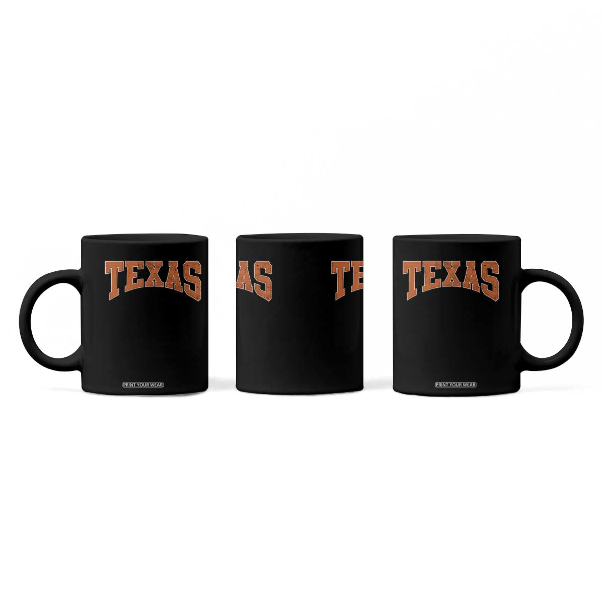 Texas TX Vintage Athletic Sports Design Coffee Mug 80s 90s Style