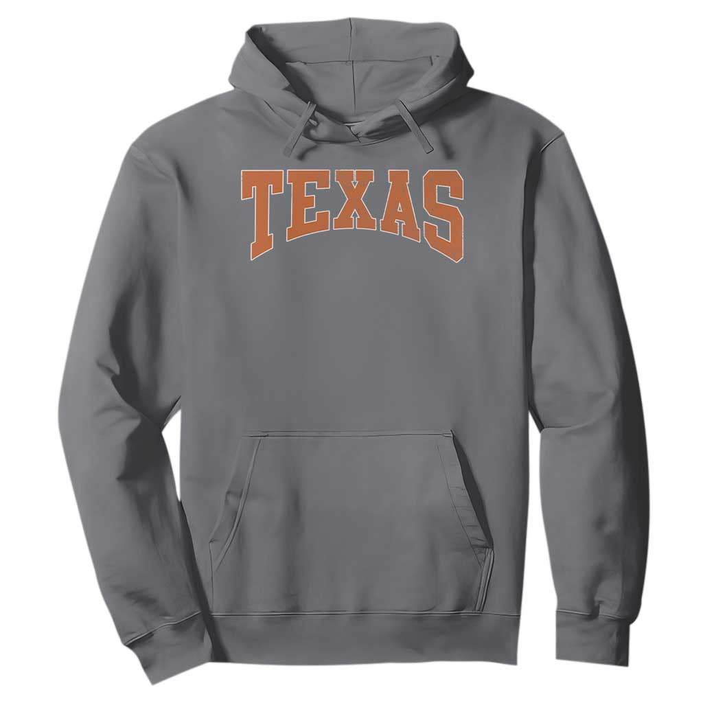 Texas TX Vintage Athletic Sports Design Hoodie 80s 90s Style