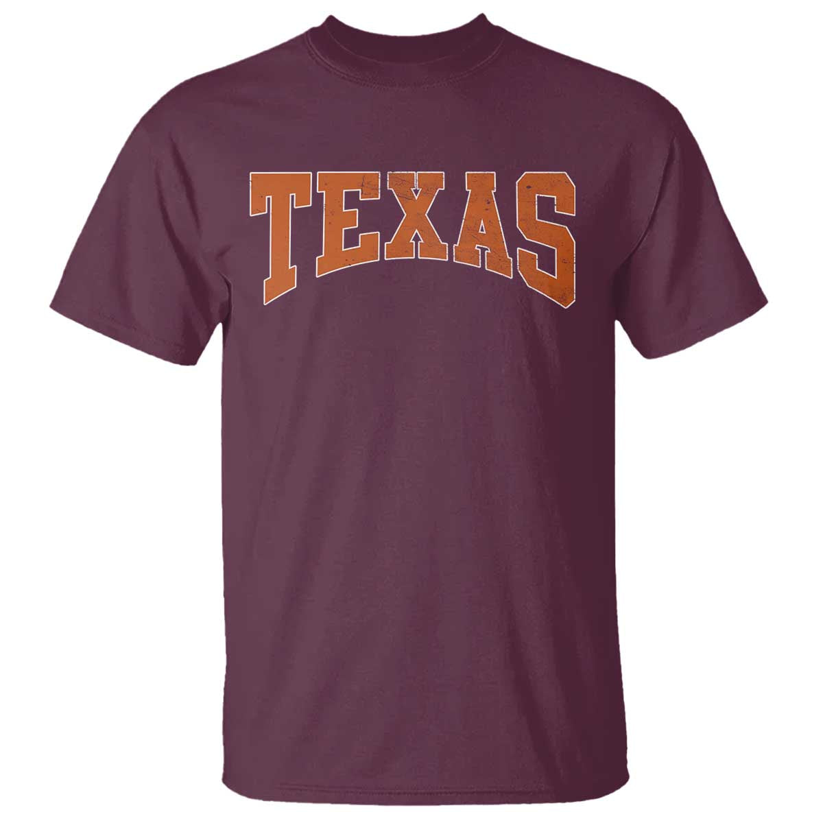 Texas TX Vintage Athletic Sports Design T Shirt 80s 90s Style