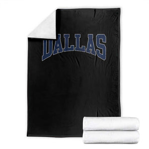 Dallas Vintage Athletic Sports Design Throw Blanket Texas TX Souvenir