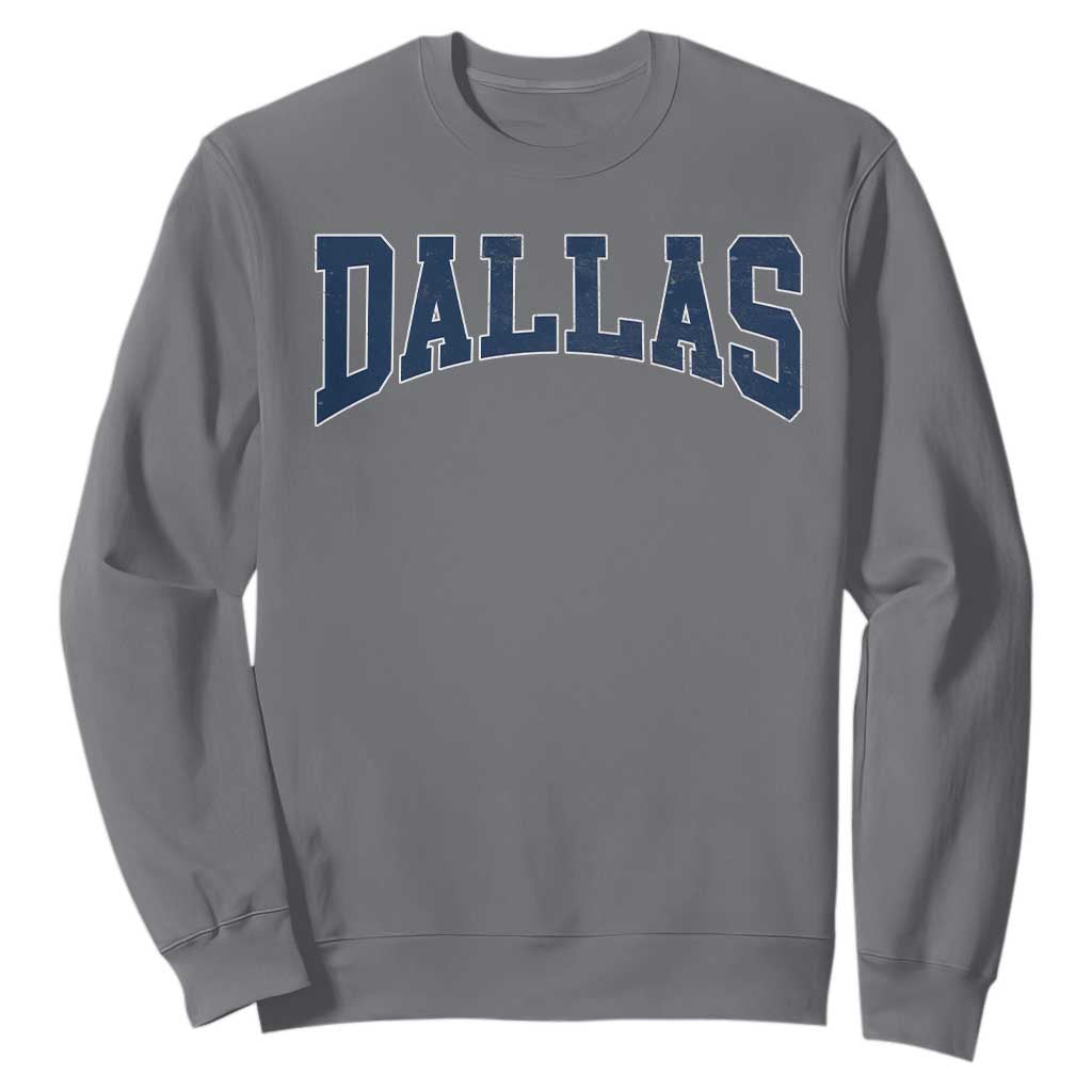 Dallas Vintage Athletic Sports Design Sweatshirt Texas TX Souvenir