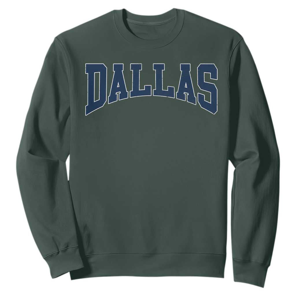 Dallas Vintage Athletic Sports Design Sweatshirt Texas TX Souvenir