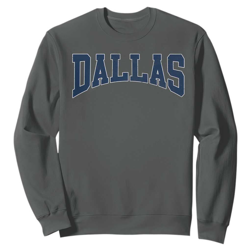 Dallas Vintage Athletic Sports Design Sweatshirt Texas TX Souvenir