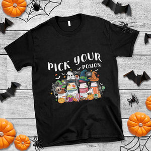 Halloween Nurse T Shirt Pick Your Poison Pharmacy Witches TS11 Black Print Your Wear