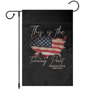 This Is The Turning Point Garden Flag Patriotic American Map Vintage USA Flag TS11 Black Print Your Wear