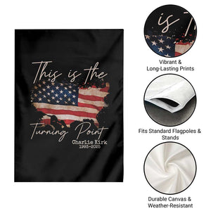 This Is The Turning Point Garden Flag Patriotic American Map Vintage USA Flag TS11 Print Your Wear