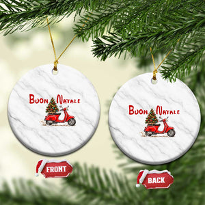 Italian Christmas Motor Scooter Ceramic Ornament Buon Natale Xmas Tree Italy Pride