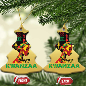 Happy Kwanzaa Christmas Ornament Nguzo Saba Symbols The 7 Principles Of Kwanzaa TS11 Christmas Tree Gold Print Your Wear