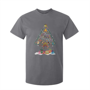 Funny Native American Christmas Tree Medicine Wheel T Shirt For Kid TS11 Charcoal Print Your Wear