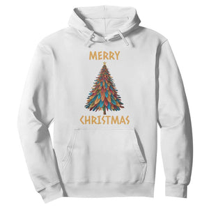 Funny Native American Eagle Feather Christmas Tree Hoodie TS11 White Print Your Wear