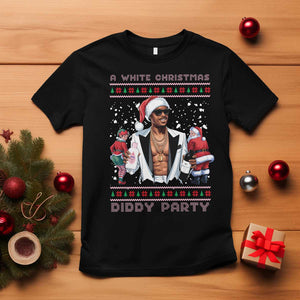 Funny A White Christmas Diddy Party Dirty Santa T Shirt TS11 Black Print Your Wear