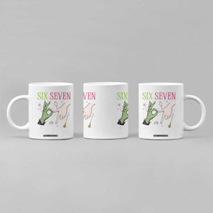 Funny Six Seven Witch Pink And Green Broomstick Magic Wand Coffee Mug TS11 Print Your Wear