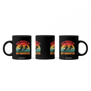 Funny Skiing Ski Dad Coffee Mug Got Passed By My Daughter Retro Vintage TS11 Print Your Wear