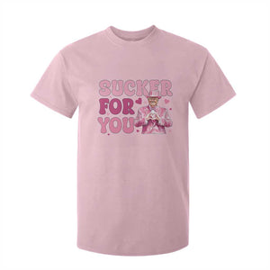 Funny Pink Trump Valentine's Day Sucker For You T Shirt For Kid Hearts TS11 Light Pink Print Your Wear